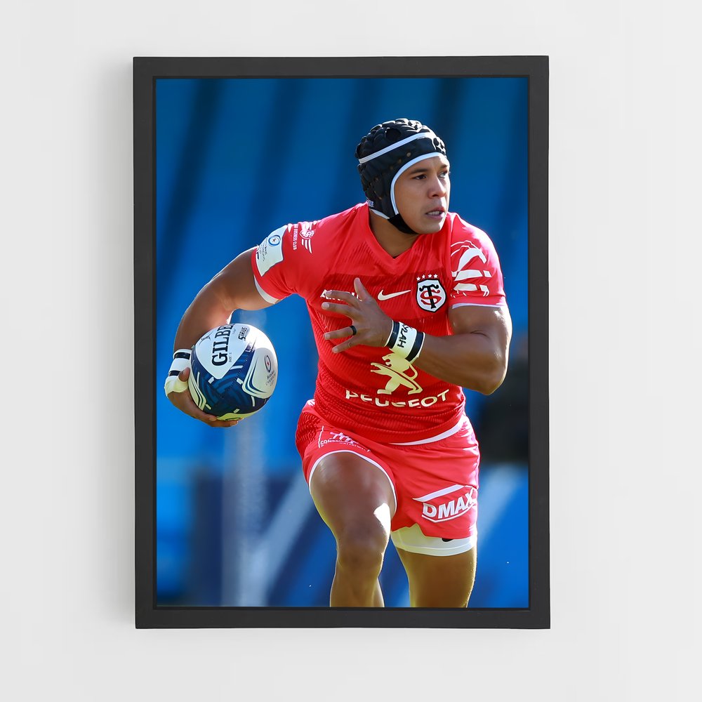 Poster Cheslin kolbe – affiche Rugby (vue 2)
